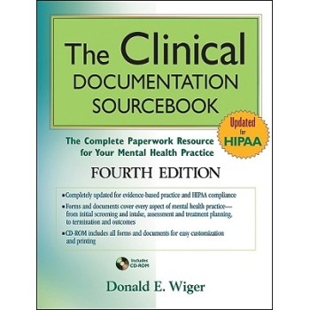 预订 The Clinical Documentation Sourcebook 心理健康实践资料大全: 9780470527788