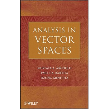 预订 Analysis In Vector Spaces 向量空间的分析: 9780470148242