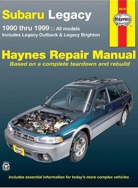[预订]Subaru Legacy 1990-1999) Legacy models inc. Outback & Brighton Haynes Repair Manual (USA) 9781563926464