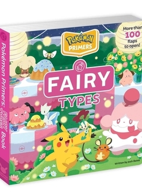 预订 Pokemon Primers: Fairy Types Book 神奇宝贝入门书：仙子类型: 9781604382259