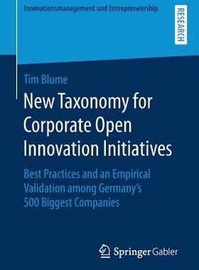 【预订】New Taxonomy for Corporate Open Innovation Initiatives