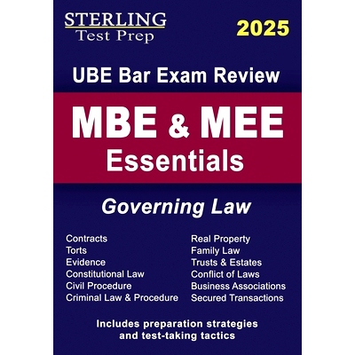 预订 MBE & MEE Essentials: Governing Law for UBE Bar Exam Review: 9798885571678