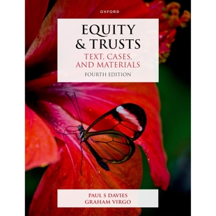 预订 Equity & Trusts: Text, Cases, and Materials 股权与信托：文本、案例和材料: 9780198910855