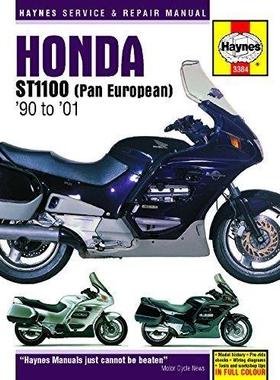 [预订]Honda ST1100 Pan European V-Fours (90 - 02) Haynes Repair Manual 9781785212949