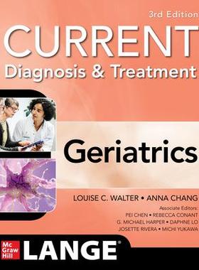 [预订]Current Diagnosis and Treatment: Geriatrics, 3/E 9781260457087
