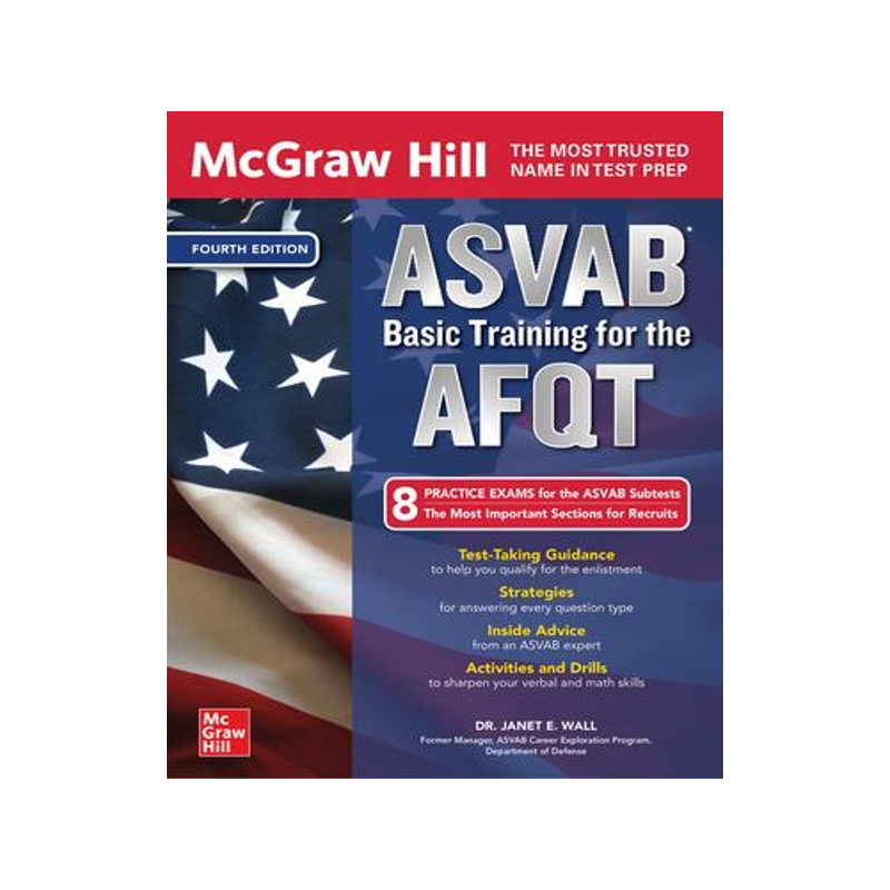 [预订]McGraw Hill ASVAB Basic Training for the Afqt, Fourth Edition 9781264274864