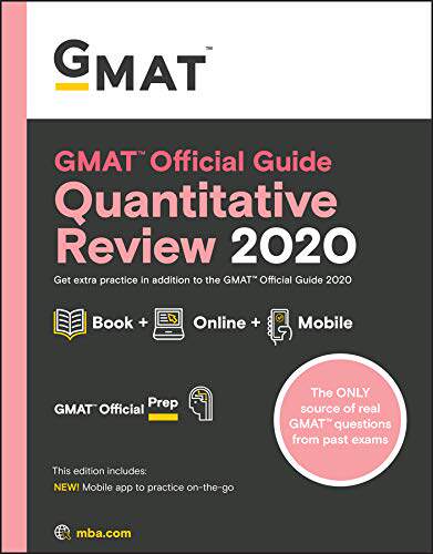 英文原版 2020版GMAT官方指南：数学 定量推理 GMAT Official Guide 2020 Quantitative Review: Book + Online Question Bank