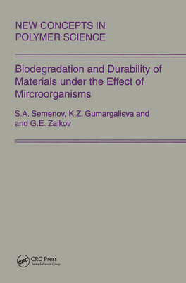 【预订】Biodegradation and Durability of Materials Under the Effect of Microorganisms