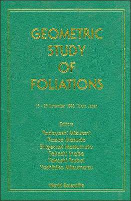 【预订】GEOMETRIC STUDY OF FOLIATIONS - PROCEEDINGS OF THE INTERNATIONAL SYMPOSIUM/WORKSHOP
