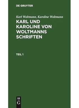 预订 Woltmann: Schriften Bd. 5 T. 1 Kkws: 9783111200682