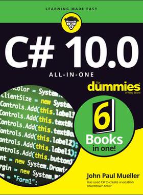 C# 10.0 All-In-One for DummiesC# 10.0一本通达人迷: 9781119839071