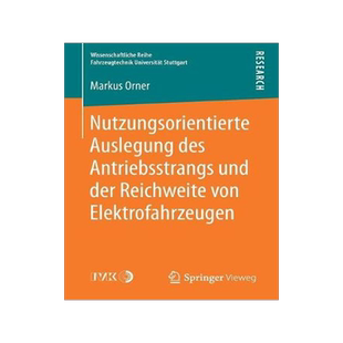 预订 Nutzungsorientierte Auslegung des Antriebsstrangs und der Reichweite von Elektrofahrzeugen