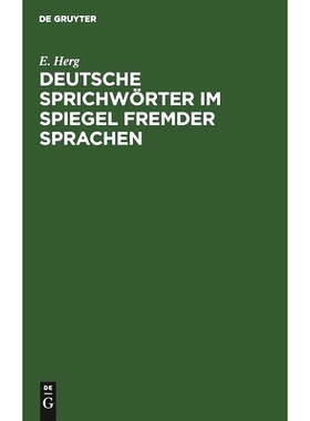 预订 Deutsche Sprichwörter im Spiegel fremder Sprachen: Unter Berücksichtigung des Englischen, Französischen, Italien