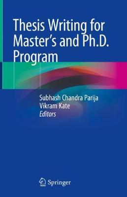 【预订】Thesis Writing for Master’s and Ph.D. Program 9789811308895 书籍/杂志/报纸 科学技术类原版书 原图主图