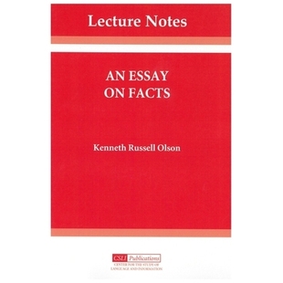 预订 An Essay on Facts 事实之研析: 9780937073087
