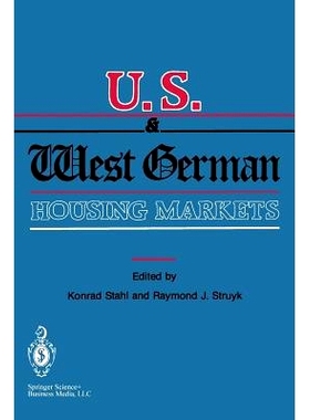 预订 U.S. and West German Housing Markets: Comparative Economic Analyses: 9783662106518