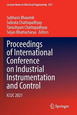 [预订]Proceedings of International Conference on Industrial Instrumentation and Control