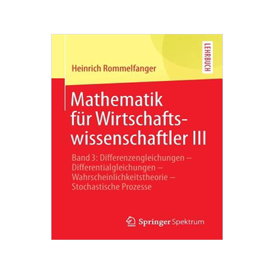 预订 Mathematik für Wirtschaftswissenschaftler III