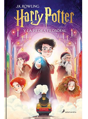 现货 西班牙语原版 哈利波特与魔法石 Harry Potter y la piedra filosofal 新封面 Xavier Bonet插画 Salamandra
