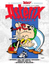 英文原版 高卢英雄历险记 22-24 合订本 卷八 儿童漫画 Asterix Omnibus 8 漂向新大陆 奥贝里克斯开公司 阿斯特克斯在比利时