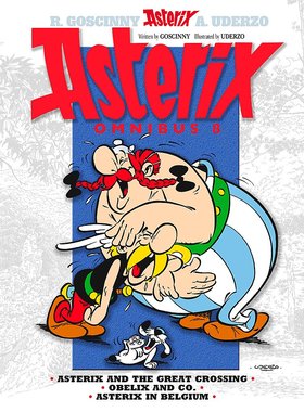 英文原版 高卢英雄历险记 22-24 合订本 卷八 儿童漫画 Asterix Omnibus 8 漂向新大陆 奥贝里克斯开公司 阿斯特克斯在比利时