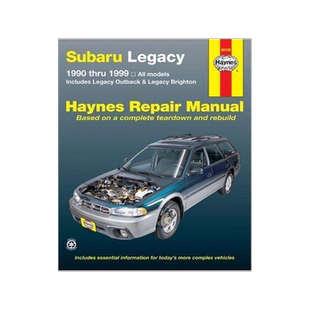 [预订]Subaru Legacy 1990-1999) Legacy models inc. Outback & Brighton Haynes Repair Manual (USA) 9781563926464