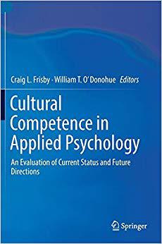 【预售】Cultural Competence in Applied Psychology