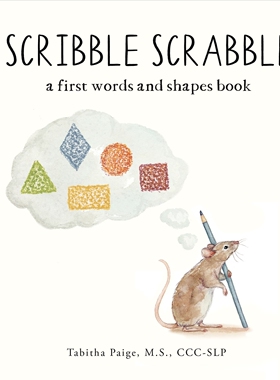 预售 宝宝的色彩与词汇 初语启蒙 纸板书 Tabitha Paige 英文原版 Scribble Scrabble (A Wishy Washy Sequel) 婴儿礼品书