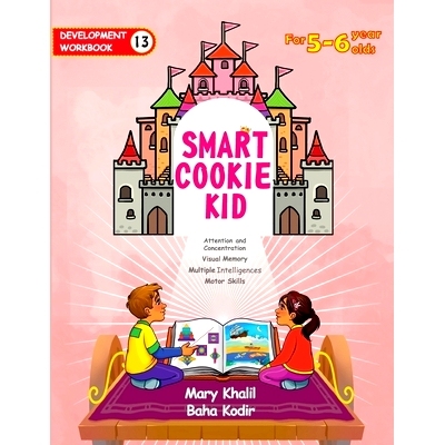 预订 Smart Cookie Kid For 5-6 Year Olds Educational Development Workbook 13: Attention and Concentration Visual Memory M