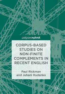 【预订】Corpus-Based Studies on Non-Finite Complements in Recent English