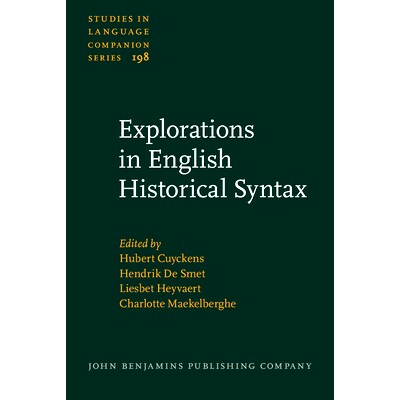 预订 Explorations in English Historical Syntax. 英语历史句法的探索: 9789027201027
