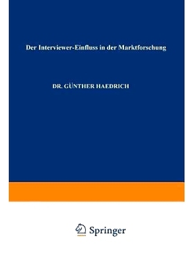 预订 Der Interviewer-Einfluß in der Marktforschung: 9783663127024