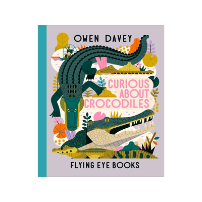 现货 英文原版 Owen Davey 动物科普绘本系列：鳄鱼 精装 Curious About Crocodiles (About Animals)