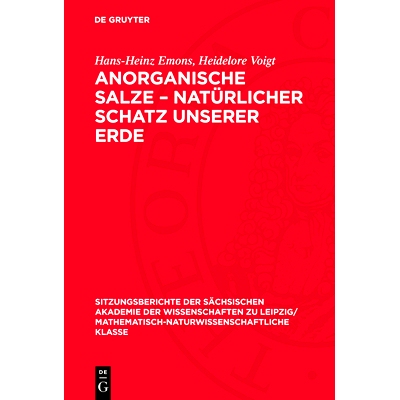 预订 Anorganische Salze – Natürlicher Schatz unserer Erde: 9783112725702
