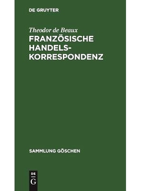 预订 Französische Handelskorrespondenz: 9783111277288
