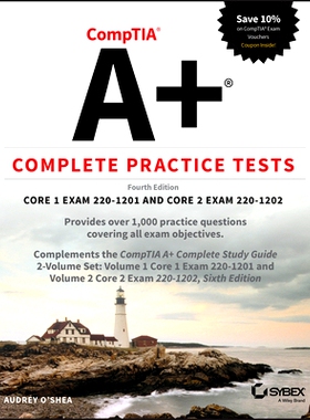 预订 Comptia A+ Complete Practice Tests: Core 1 Exam 220-1201 and Core 2 Exam 220-1202, Fourth Edition Comptia A + 模拟
