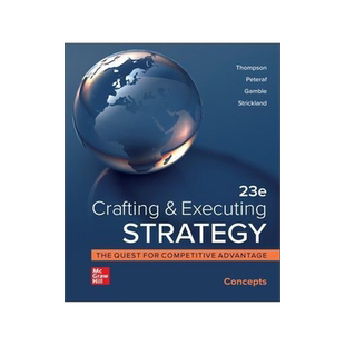 [预订]Crafting and Executing Strategy: Concepts 9781264250189