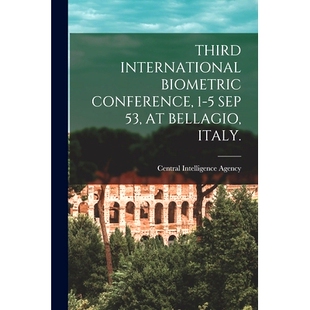 预订 Third International Biometric Conference, 1-5 Sep 53, at Bellagio, Italy.: 9781014403902