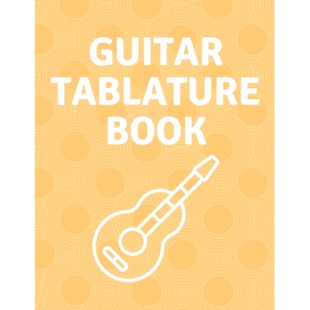 Kids Guitar And For Book Soft 8.5x11 Adults Cover Gift Tab 150pages Tablature 预订 Matte Birthday