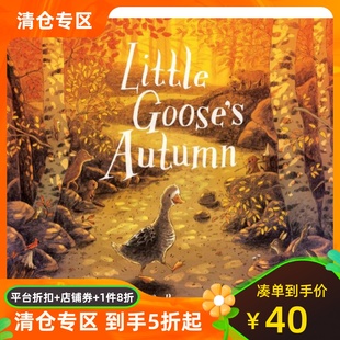 Briony Autumn 节 小鹅 秋天 自我认同 Smith插画绘本 May Goose 英文原版 自然 Little 季