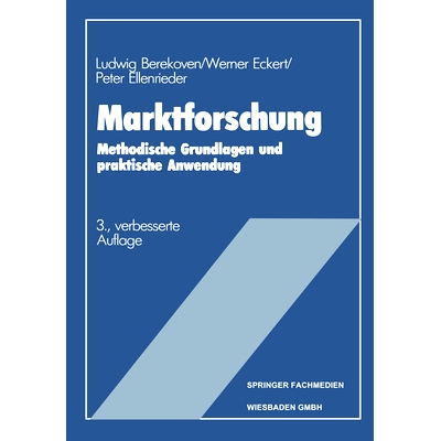 预订 Marktforschung: 9783409369848