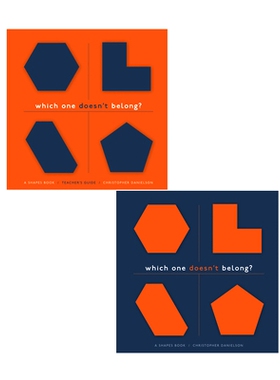 预订 Which One Doesn’t Belong?: A Shapes Book, Teacher’s Guide with Student Book 哪一个不属于？：形状图书 教师手册含学