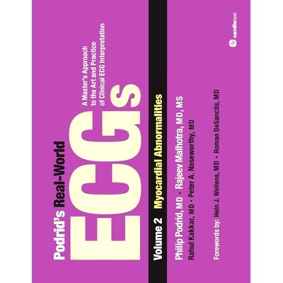 预订 Podrid’s Real-World ECGs: Volume 2, Myocardial Abnormalities 心肌异常(工作手册第2卷): 9781935395034