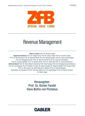预订 Revenue Management: 9783834900500