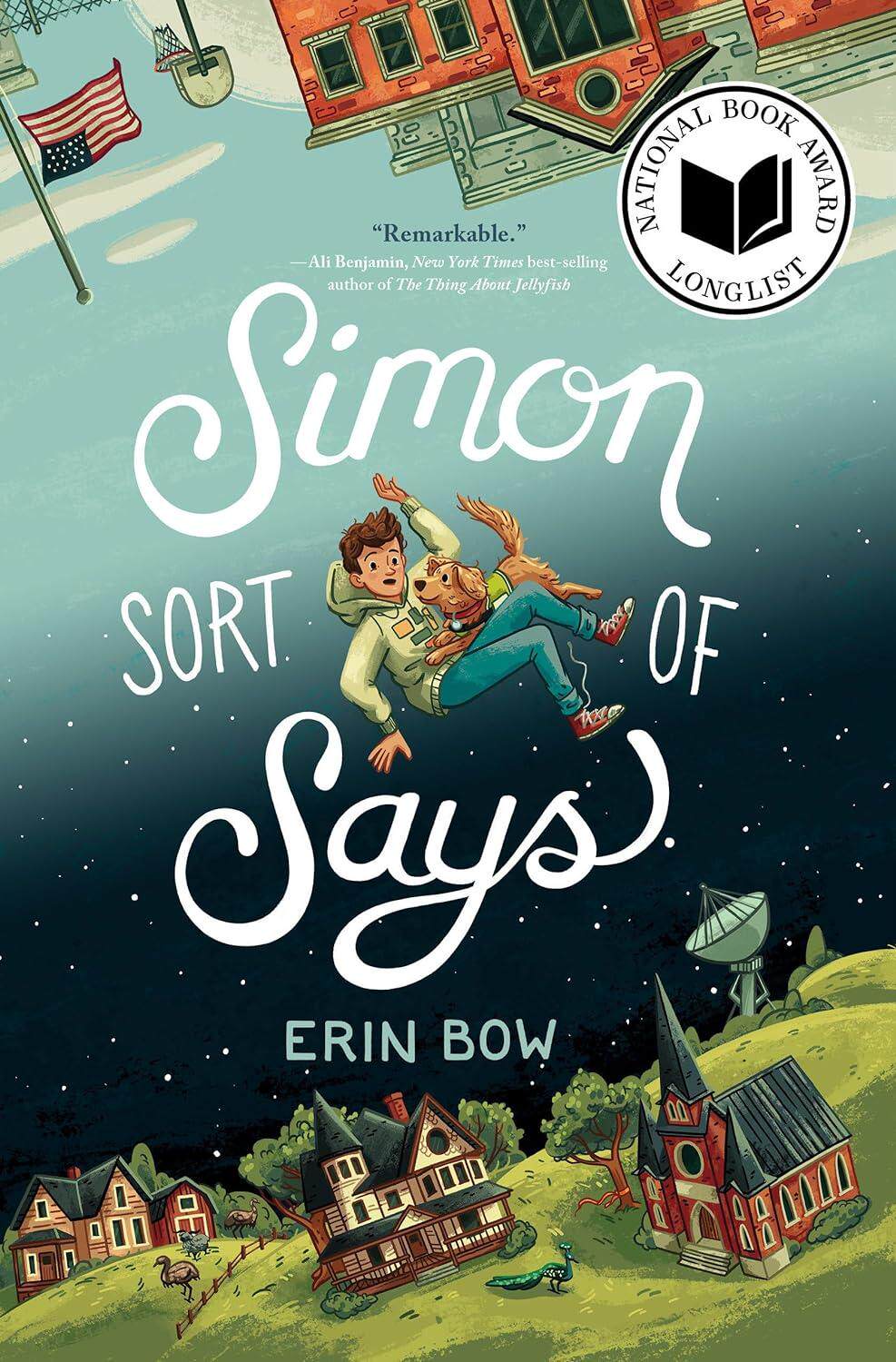 [预售] 2024年纽伯瑞银奖小说 西蒙说 精装 Erin Bow 英文原版 儿童文学 Simon Sort of Says