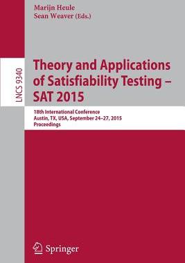 【预订】Theory and Applications of Satisfiability Testing -- SAT 2015