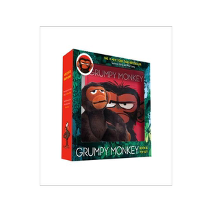 [预订]Grumpy Monkey Book and Toy Set 9780593374979
