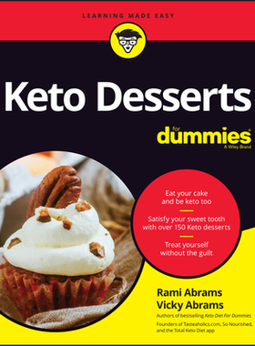 【预订】Keto Desserts For Dummies