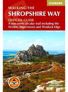 预订 Walking the Shropshire Way: A two-week circular trail including the Wrekin, Stiperstones and Wenlock Edge: A two-we
