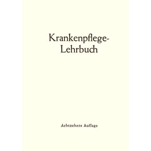 预订 Krankenpflege-Lehrbuch: 9783642484476